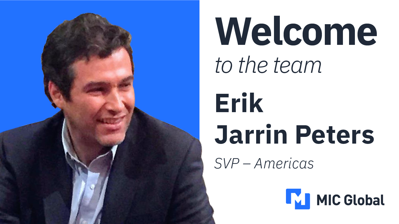 MIC welcome ErikJarrin 